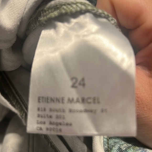 ETIENNE MARCEL Green Leopard Jeans - Picture 6 of 6